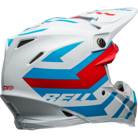 BELL Moto-9S Flex Taille XL - Banshee Gloss White/Red
