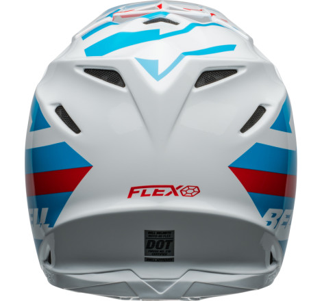 BELL Moto-9S Flex Taille XL - Banshee Gloss White/Red