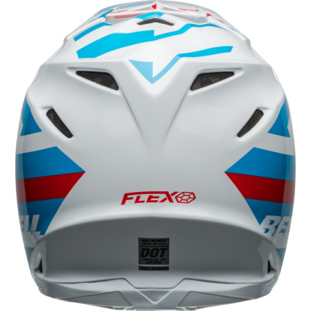 BELL Moto-9S Flex Taille XL - Banshee Gloss White/Red