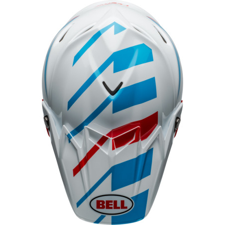 BELL Moto-9S Flex Taille XL - Banshee Gloss White/Red