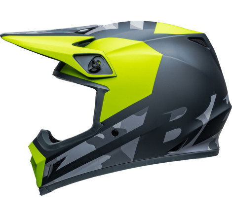 Casque BELL MX-9 Mips Taille XXL - Alter Ego Matte Hi-Viz/Camo