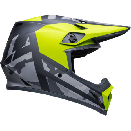 Casque BELL MX-9 Mips Taille XL - Alter Ego Matte Hi-Viz/Camo