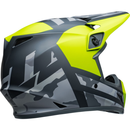 Casque BELL MX-9 Mips Taille XL - Alter Ego Matte Hi-Viz/Camo