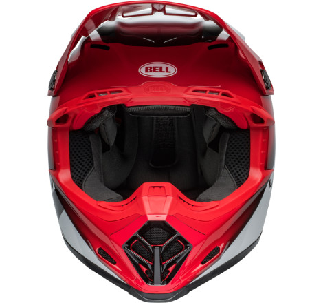 Casque BELL Moto-9S Flex Taille XL - Rail Gloss Red/White