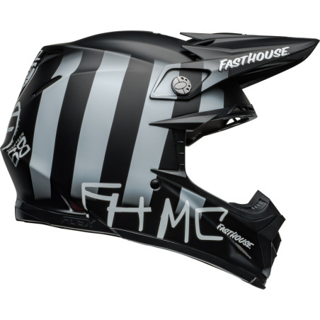 Casque BELL Moto-9S Flex Taille M - Fasthouse MC Core Matte Black/Yellow