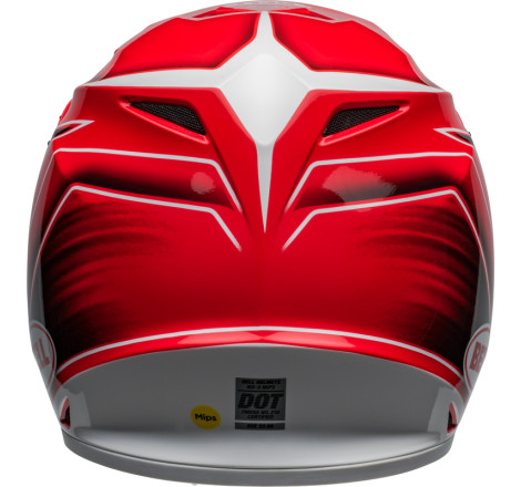 Casque BELL MX-9 Mips Taille L - Zone Gloss Red