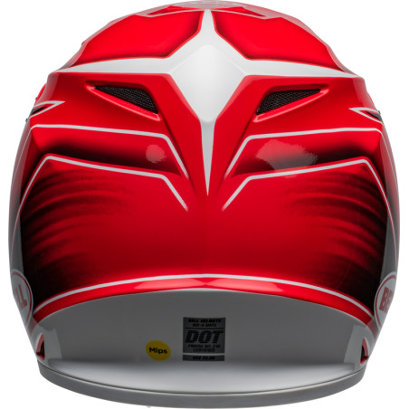 Casque BELL MX-9 Mips Taille L - Zone Gloss Red