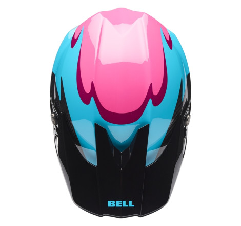 Casque BELL Moto-10 Spherical Taille S - Fluid Green Pink