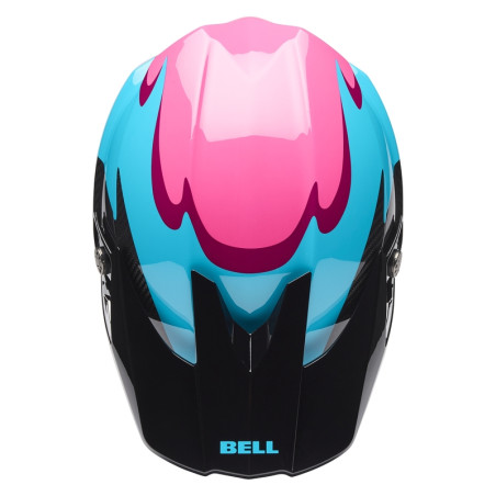Casque BELL Moto-10 Spherical Taille S - Fluid Green Pink