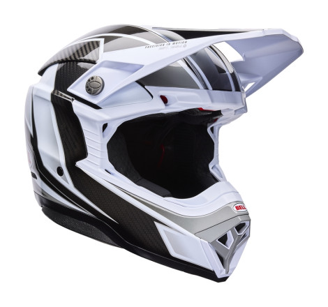 Casque BELL Moto-10 Spherical - Grid White/Black/Grey Taille XL