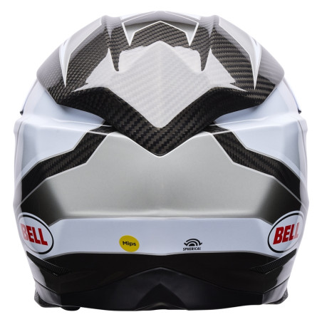 Casque BELL Moto-10 Spherical - Grid White/Black/Grey Taille XL