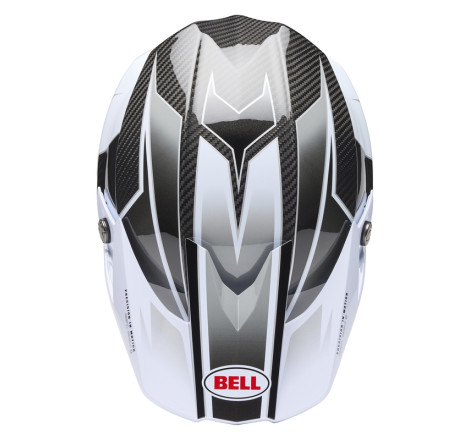 Casque BELL Moto-10 Spherical - Grid White/Black/Grey Taille XL