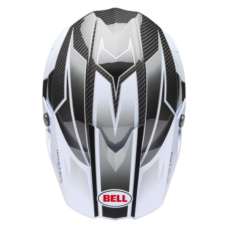 Casque BELL Moto-10 Spherical - Grid White/Black/Grey Taille XL