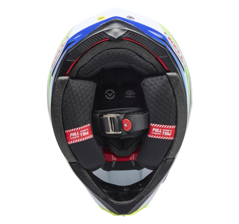 Casque BELL Moto-10 Spherical - Grid White/Blue Taille S