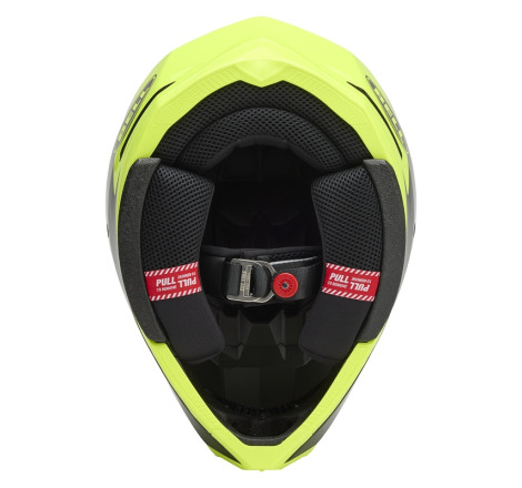 Casque BELL Moto-10 Mips Taille S  - Fade Black Yellow