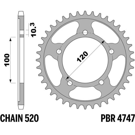 Couronne PBR acier renforcé - 520