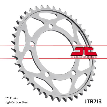 Couronne JT SPROCKETS acier standard - 525