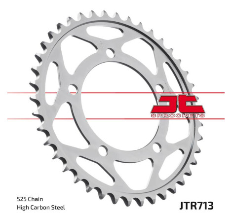 Couronne JT SPROCKETS acier standard - 523