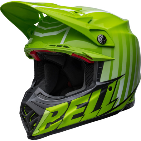 Casque BELL Moto-9S Flex - Sprint Matte/Gloss Green/Black