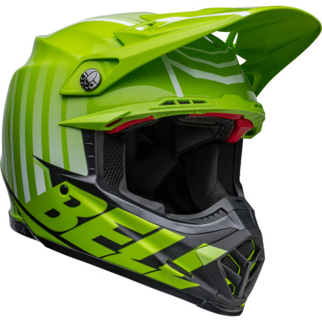 Casque BELL Moto-9S Flex - Sprint Matte/Gloss Green/Black