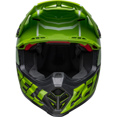 Casque BELL Moto-9S Flex - Sprint Matte/Gloss Green/Black