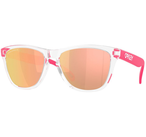 Lunettes de soleil OAKLEY Frogskins Clear - verres Prizm Rose Gold
