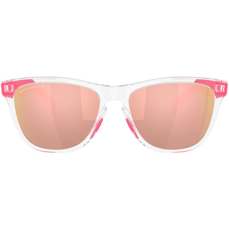 Lunettes de soleil OAKLEY Frogskins Clear - verres Prizm Rose Gold