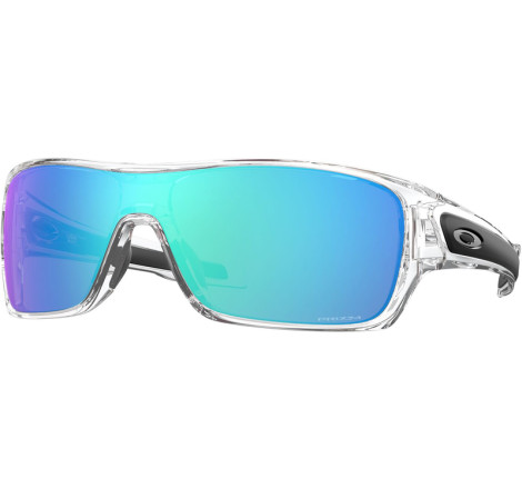 Lunettes de soleil OAKLEY Turbine Rotor Polished Clear - verres Prizm Sapphire
