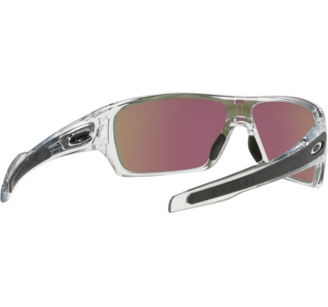 Lunettes de soleil OAKLEY Turbine Rotor Polished Clear - verres Prizm Sapphire