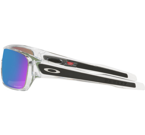 Lunettes de soleil OAKLEY Turbine Rotor Polished Clear - verres Prizm Sapphire