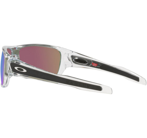 Lunettes de soleil OAKLEY Turbine Rotor Polished Clear - verres Prizm Sapphire