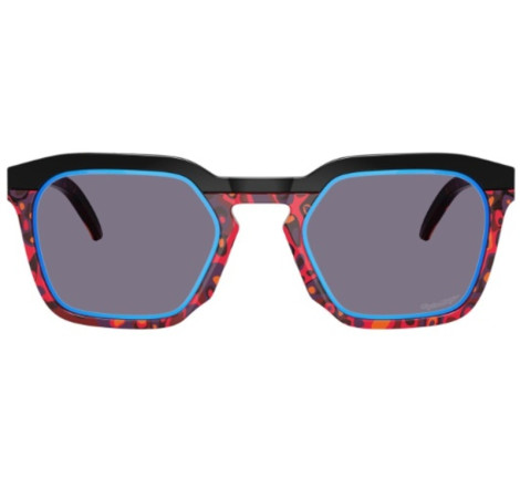 Lunettes de soleil OAKLEY HSTN SQ Polished Black - verres Prizm Sapphire Alt