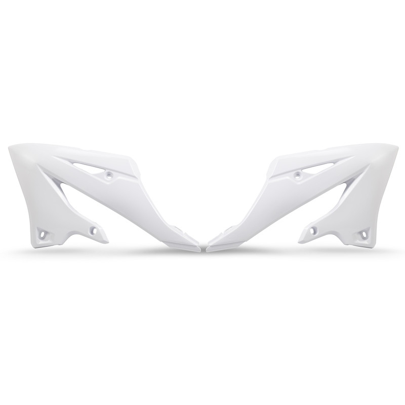 Ouïes de radiateur UFO Blanc pour Yamaha YZ 125/250 2022 à 2025