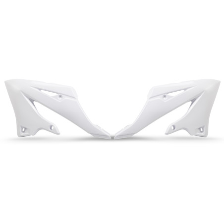 Ouïes de radiateur UFO Blanc pour Yamaha YZ 125/250 2022 à 2025