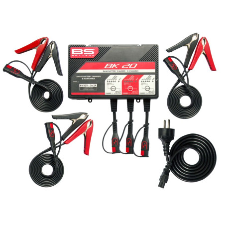 Chargeur de batterie intelligent BS BATTERY BK20 6V/12V 3x2A