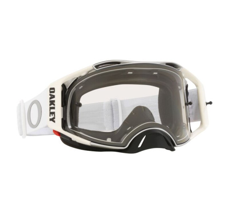 Masque OAKLEY Airbrake MX Tuff Blocks White – écran clair
