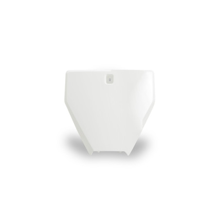 Plaque numéro frontale UFO blanc 125/250/350/450 TC / FC