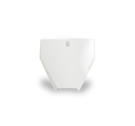 Plaque numéro frontale UFO blanc 125/250/350/450 TC / FC