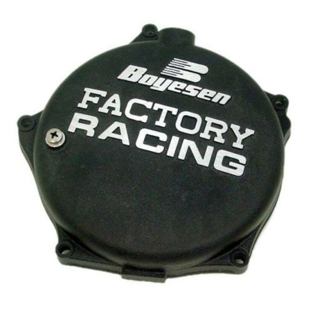 Couvercle de carter d'embrayage BOYESEN Factory Racing noir 250 KX-F 2004 à 2008