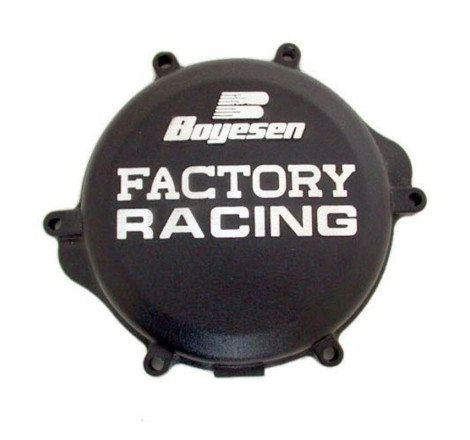 Couvercle de carter d'embrayage BOYESEN Factory Racing noir 125 RM 1998 à 2008