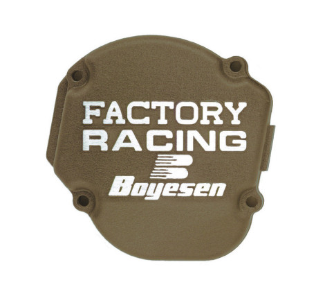 Couvercle de carter d'embrayage BOYESEN Factory Racing magnésium 450 KX-F 2019 à 2020