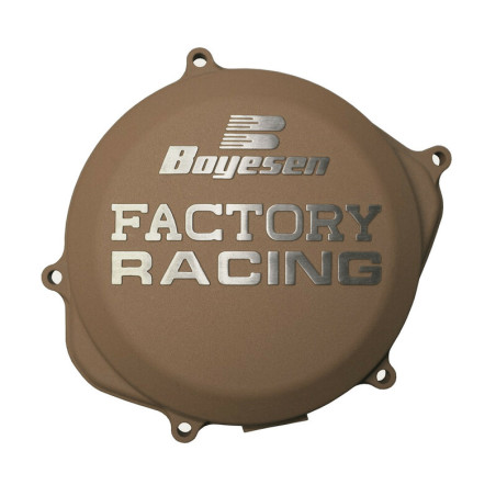 Couvercle de carter d'embrayage BOYESEN Factory Racing magnésium 125 SX/TC/MC