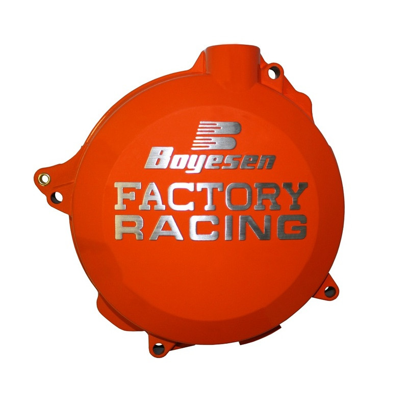 Couvercle de carter d'embrayage BOYESEN Factory Racing orange 450 SX-F 2013 à 2015