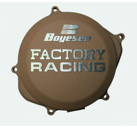Couvercle de carter d'embrayage BOYESEN Factory Racing magnésium 125 KX 2003 à 2005