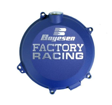 Couvercle de carter d’embrayage BOYESEN Factory Racing alu Race Blue 450 SX-F/FC 2016 à 2021