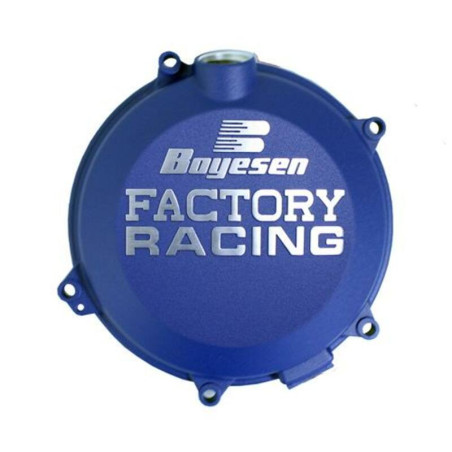 Couvercle de carter d’embrayage BOYESEN Factory Racing alu Race Blue 450 SX-F/FC 2016 à 2021
