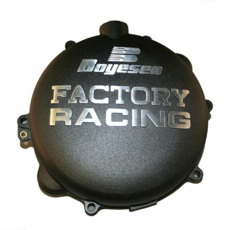 Couvercle de carter d'embrayage BOYESEN Factory Racing noir 250 SX 2003 à 2012