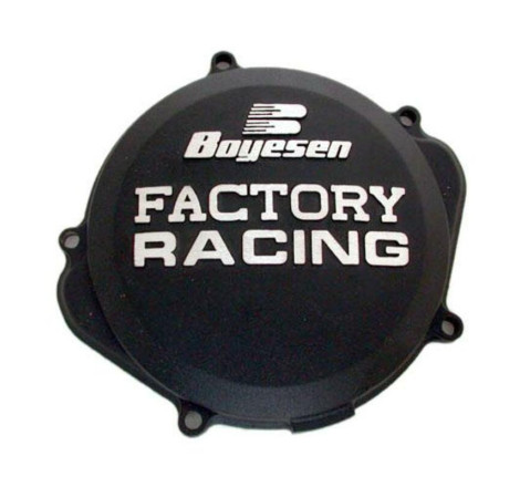 Couvercle de carter d'embrayage BOYESEN Factory Racing noir 250 KX-F 2009 à 2020