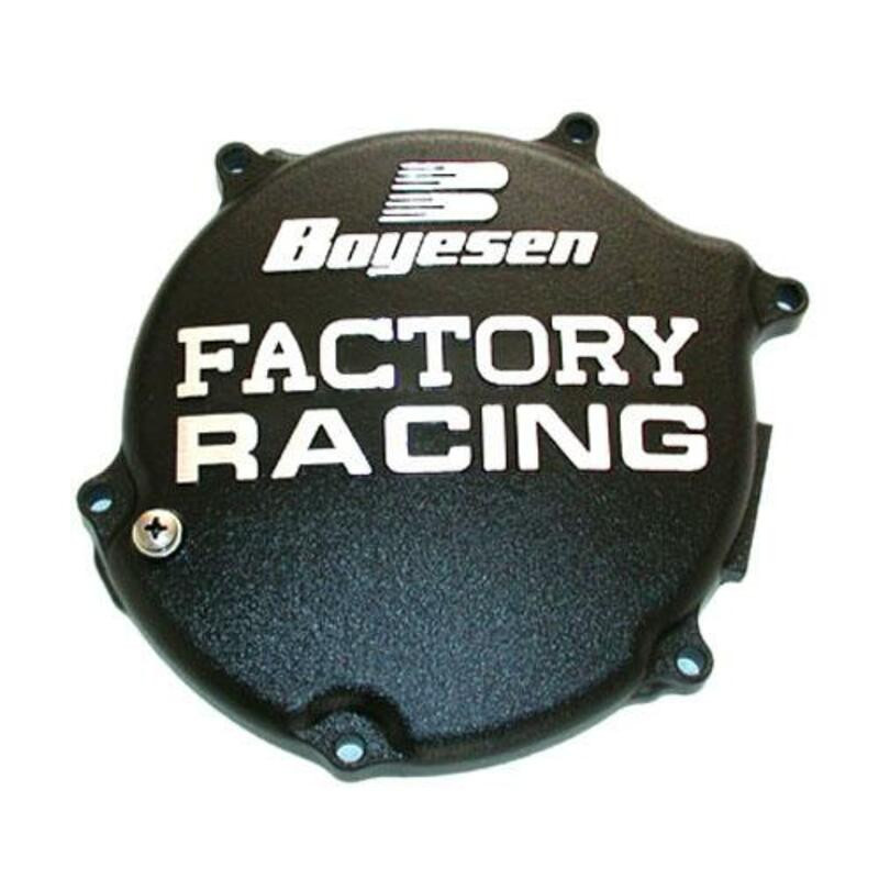 Couvercle de carter d'embrayage BOYESEN Factory Racing noir 125 KX 2003 à 2005