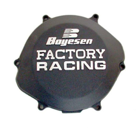 Couvercle de carter d'embrayage BOYESEN Factory Racing noir 250 CR 2002 à 2007